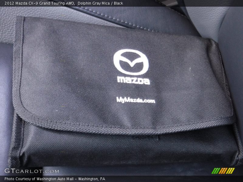 Dolphin Gray Mica / Black 2012 Mazda CX-9 Grand Touring AWD