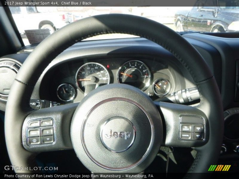 Chief Blue / Black 2017 Jeep Wrangler Sport 4x4