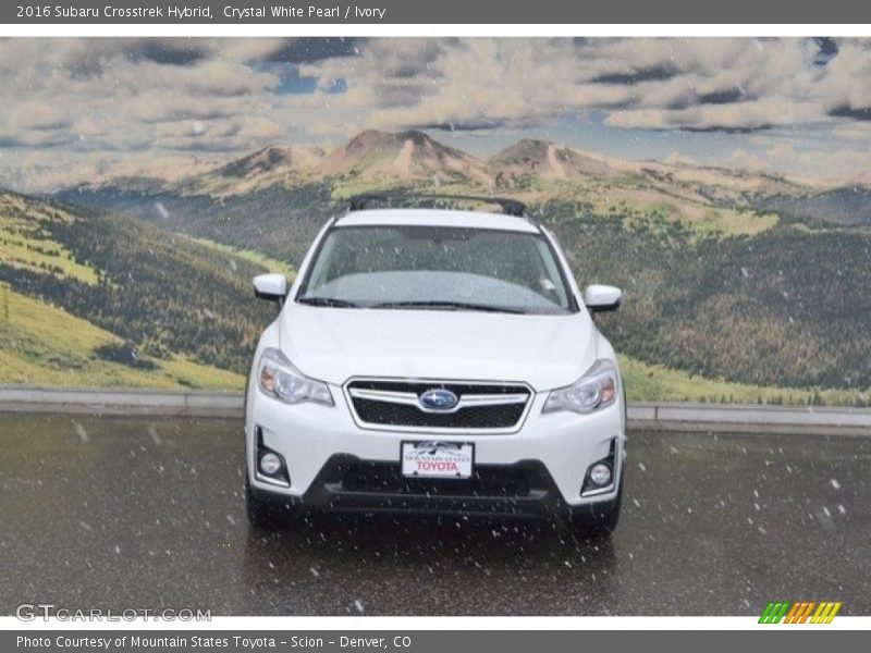 Crystal White Pearl / Ivory 2016 Subaru Crosstrek Hybrid