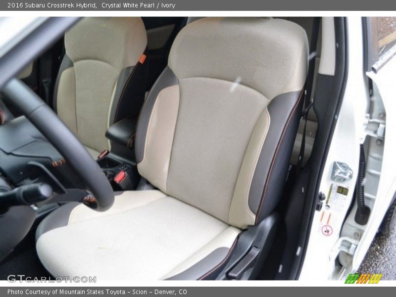 Crystal White Pearl / Ivory 2016 Subaru Crosstrek Hybrid