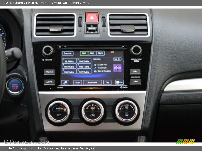 Crystal White Pearl / Ivory 2016 Subaru Crosstrek Hybrid
