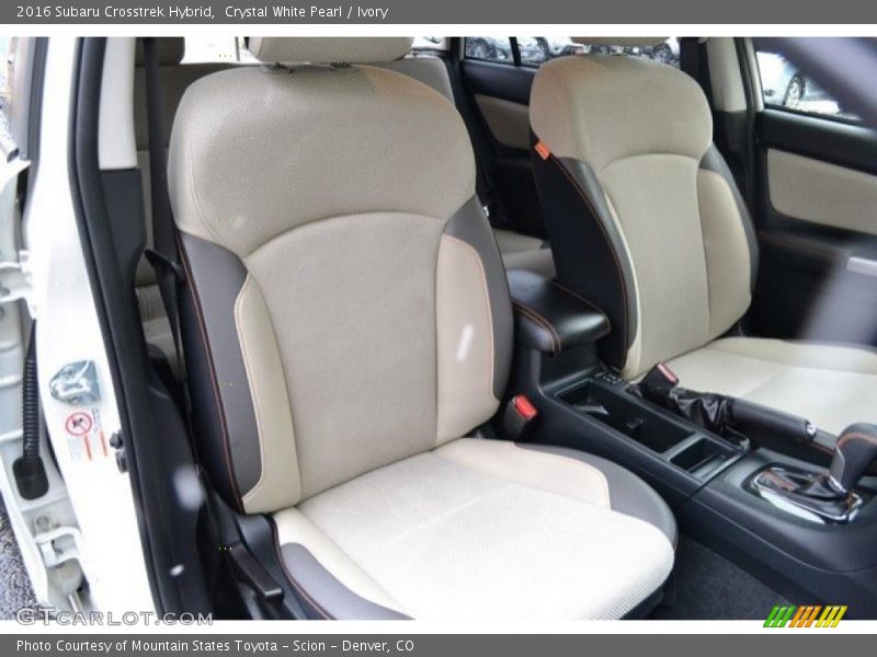 Crystal White Pearl / Ivory 2016 Subaru Crosstrek Hybrid