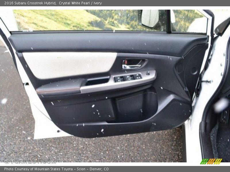 Crystal White Pearl / Ivory 2016 Subaru Crosstrek Hybrid