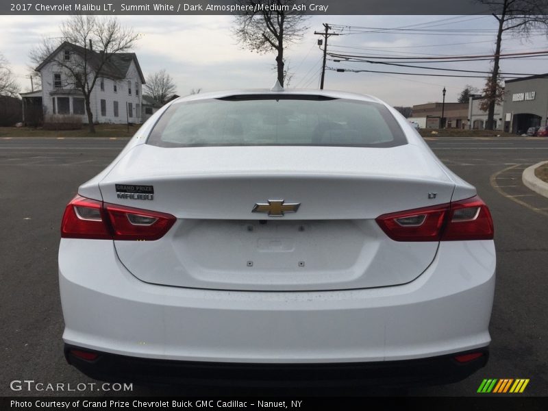 Summit White / Dark Atmosphere/Medium Ash Gray 2017 Chevrolet Malibu LT