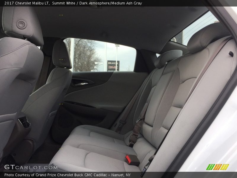 Summit White / Dark Atmosphere/Medium Ash Gray 2017 Chevrolet Malibu LT