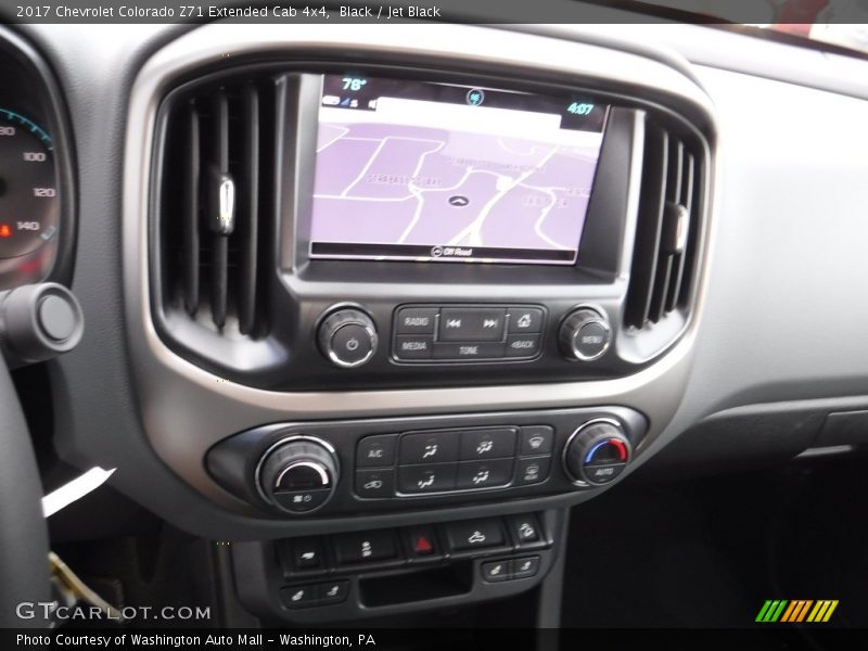Controls of 2017 Colorado Z71 Extended Cab 4x4
