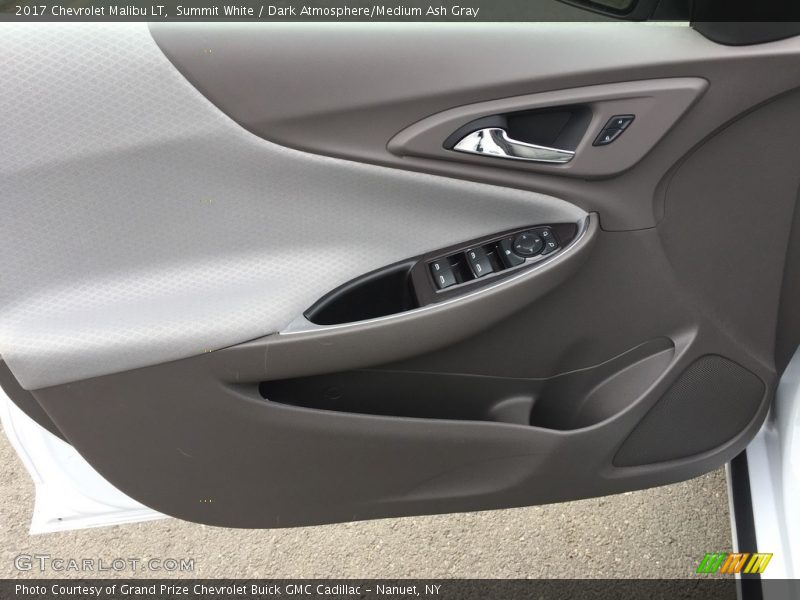 Summit White / Dark Atmosphere/Medium Ash Gray 2017 Chevrolet Malibu LT