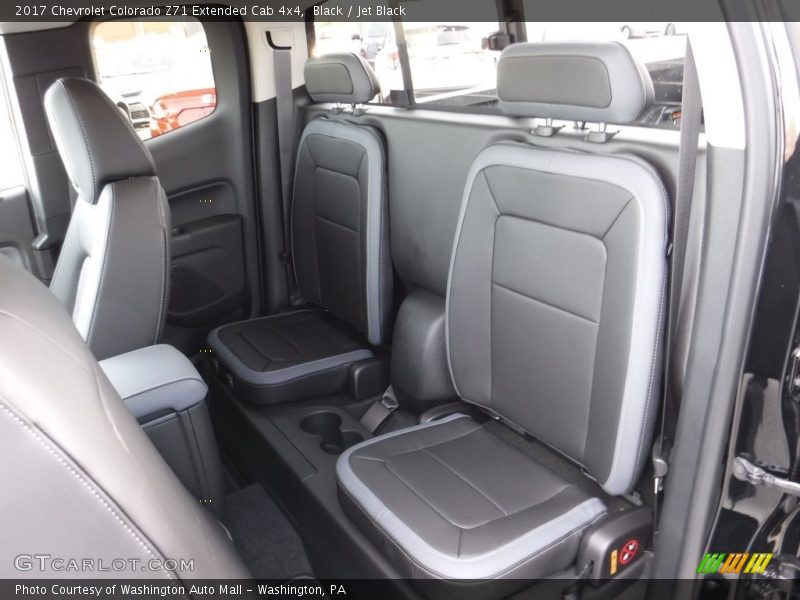 Rear Seat of 2017 Colorado Z71 Extended Cab 4x4