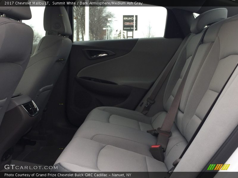 Summit White / Dark Atmosphere/Medium Ash Gray 2017 Chevrolet Malibu LT