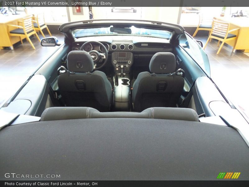 Lightning Blue / Ebony 2017 Ford Mustang V6 Convertible