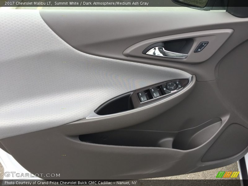 Summit White / Dark Atmosphere/Medium Ash Gray 2017 Chevrolet Malibu LT