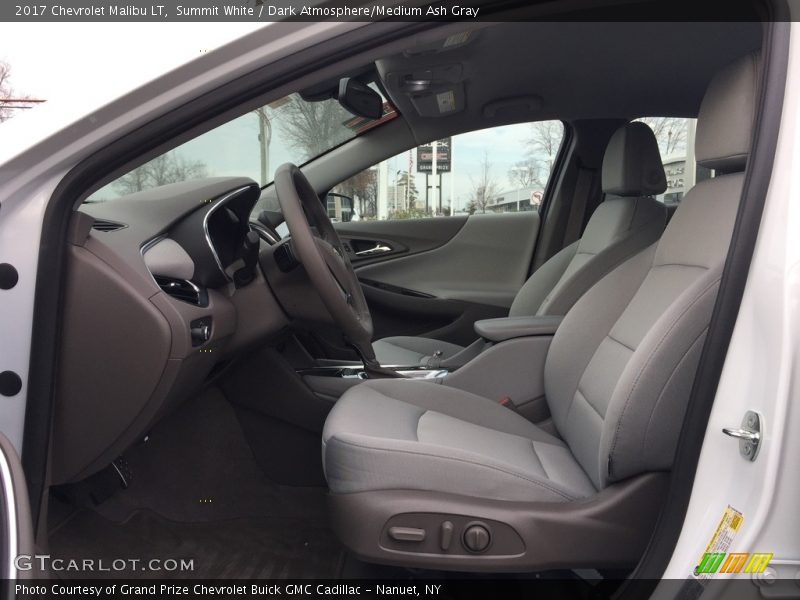 Summit White / Dark Atmosphere/Medium Ash Gray 2017 Chevrolet Malibu LT