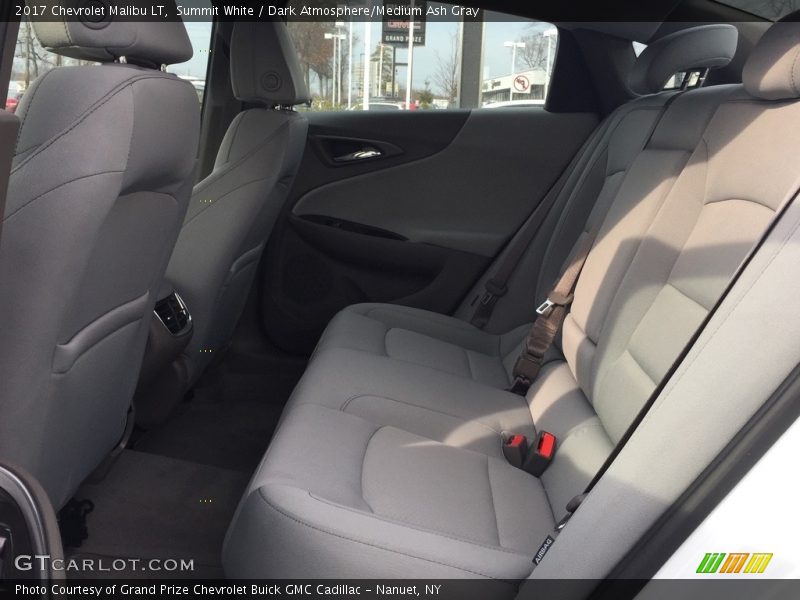 Summit White / Dark Atmosphere/Medium Ash Gray 2017 Chevrolet Malibu LT