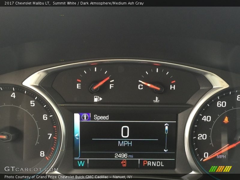 Summit White / Dark Atmosphere/Medium Ash Gray 2017 Chevrolet Malibu LT
