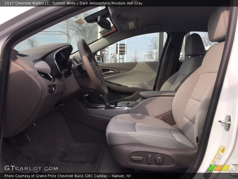 Summit White / Dark Atmosphere/Medium Ash Gray 2017 Chevrolet Malibu LT