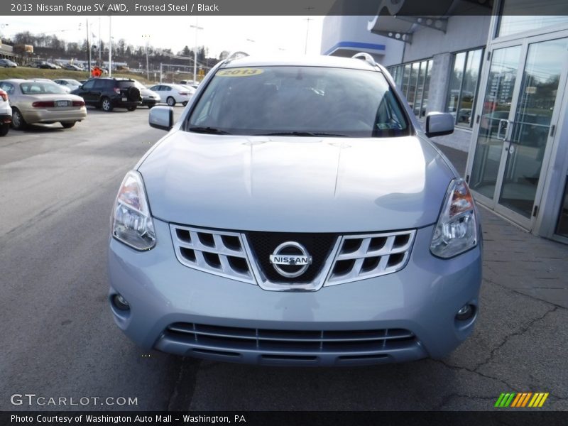 Frosted Steel / Black 2013 Nissan Rogue SV AWD