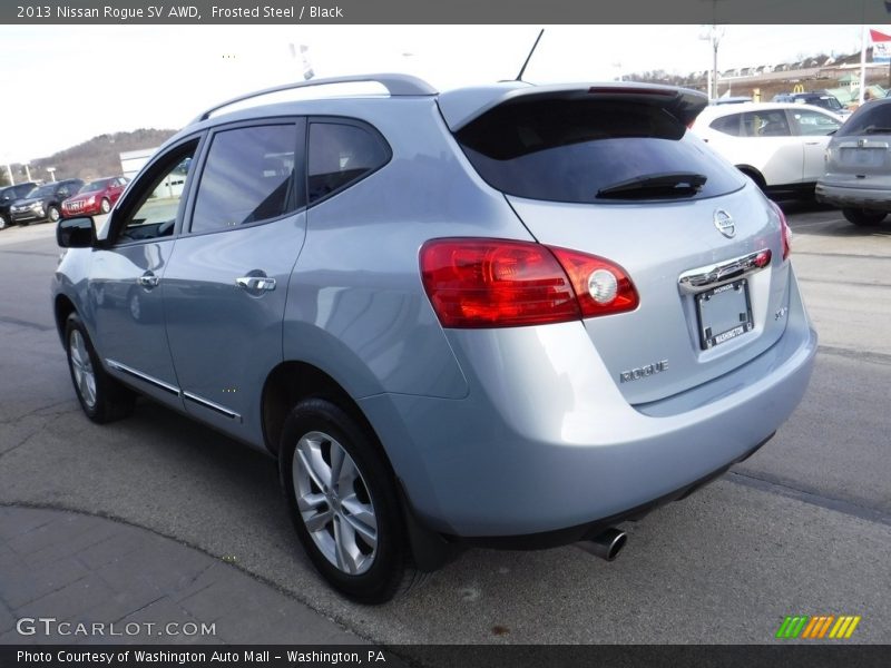 Frosted Steel / Black 2013 Nissan Rogue SV AWD