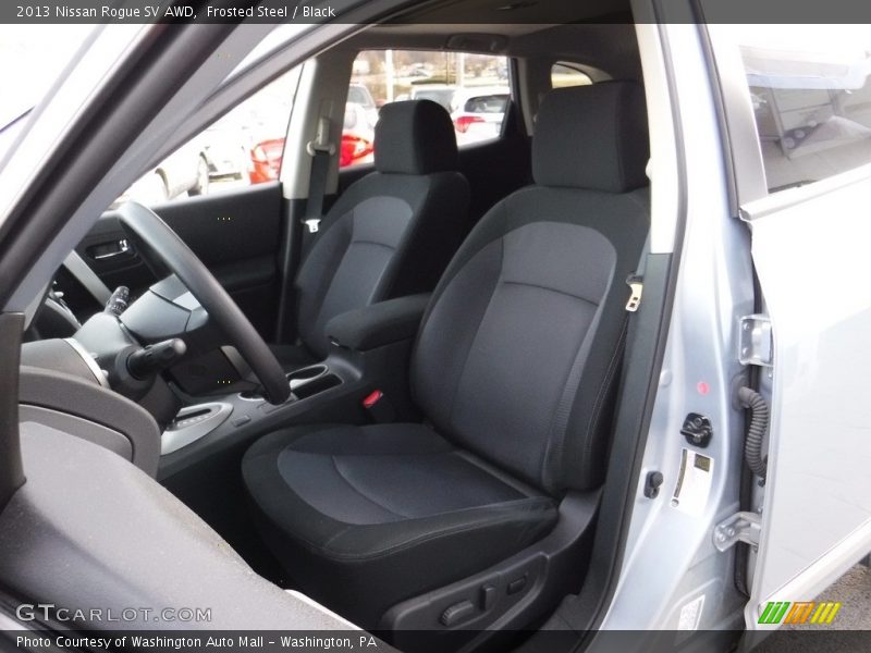 Frosted Steel / Black 2013 Nissan Rogue SV AWD