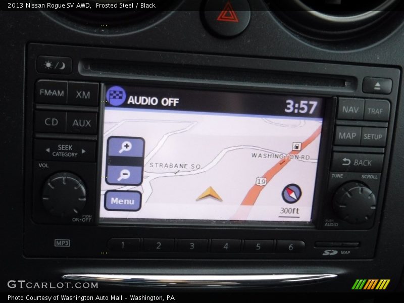 Frosted Steel / Black 2013 Nissan Rogue SV AWD