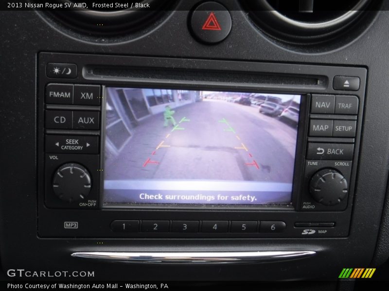 Frosted Steel / Black 2013 Nissan Rogue SV AWD