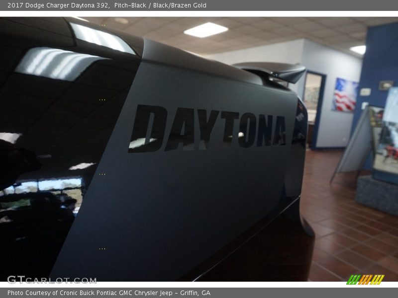 Pitch-Black / Black/Brazen Gold 2017 Dodge Charger Daytona 392