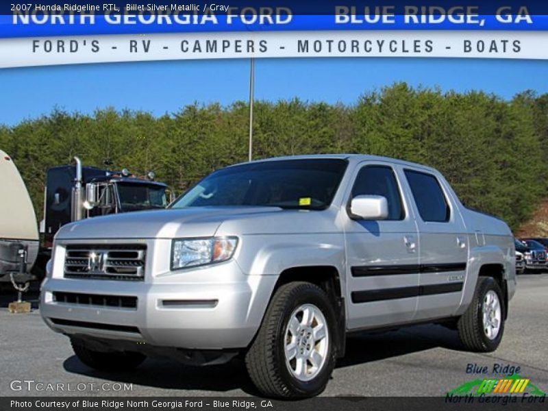 Billet Silver Metallic / Gray 2007 Honda Ridgeline RTL