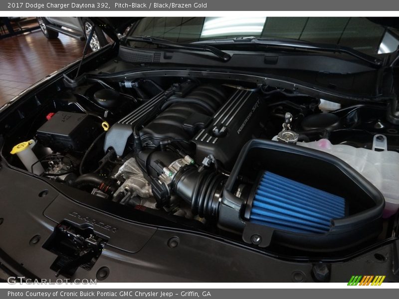 Pitch-Black / Black/Brazen Gold 2017 Dodge Charger Daytona 392