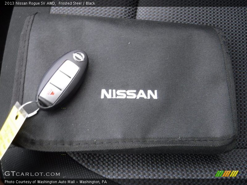 Frosted Steel / Black 2013 Nissan Rogue SV AWD
