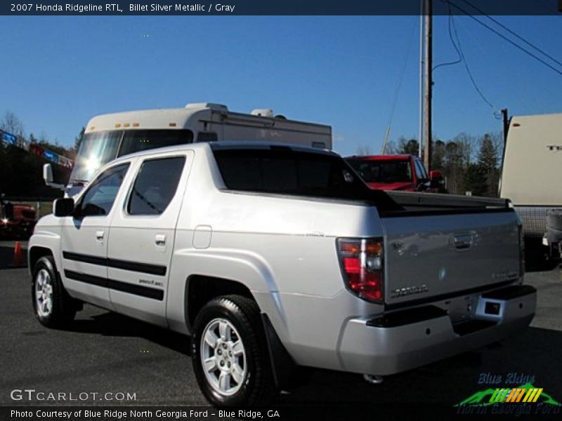 Billet Silver Metallic / Gray 2007 Honda Ridgeline RTL