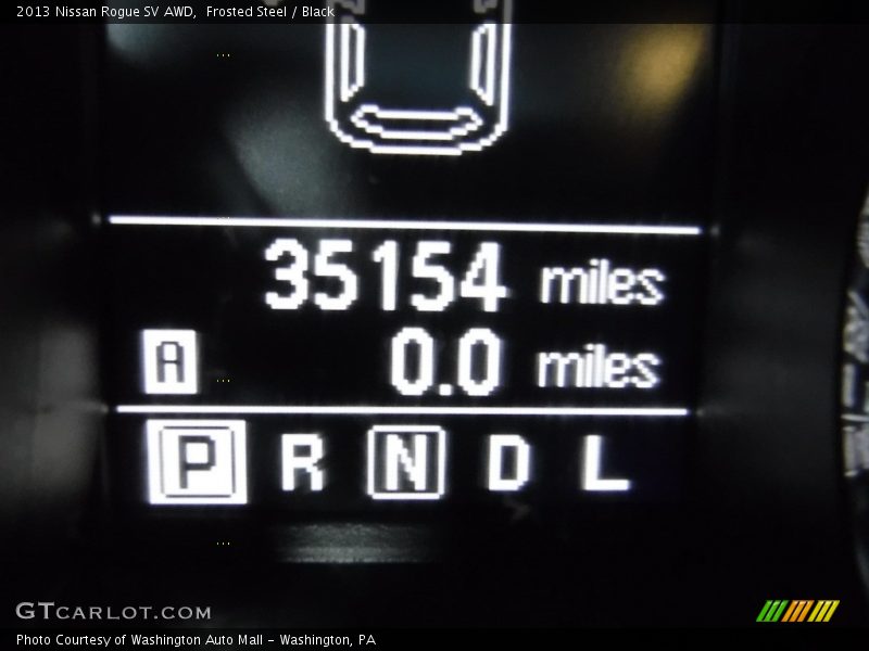 Frosted Steel / Black 2013 Nissan Rogue SV AWD