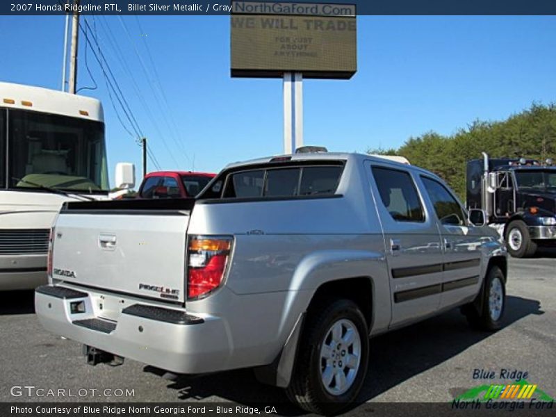 Billet Silver Metallic / Gray 2007 Honda Ridgeline RTL