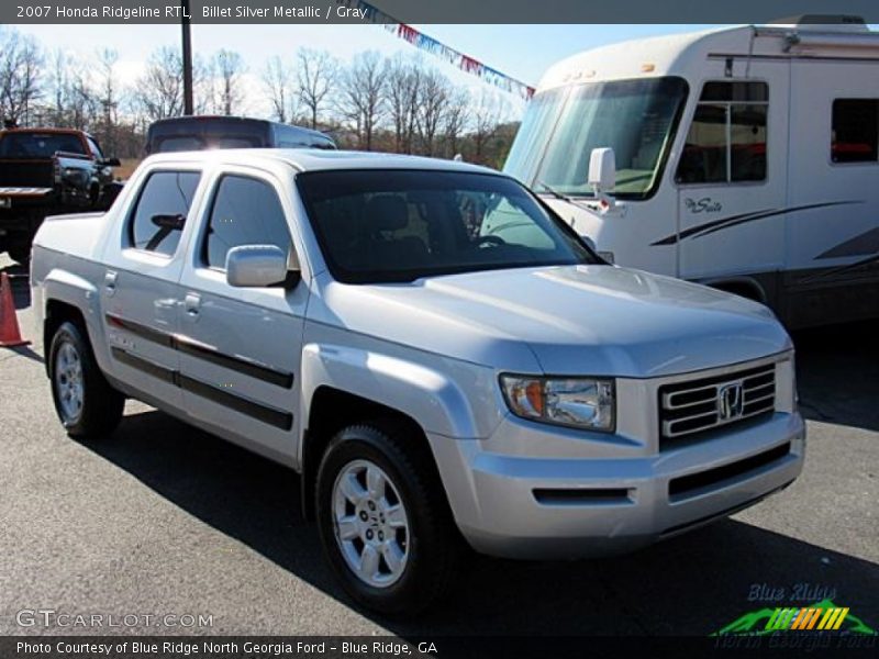 Billet Silver Metallic / Gray 2007 Honda Ridgeline RTL