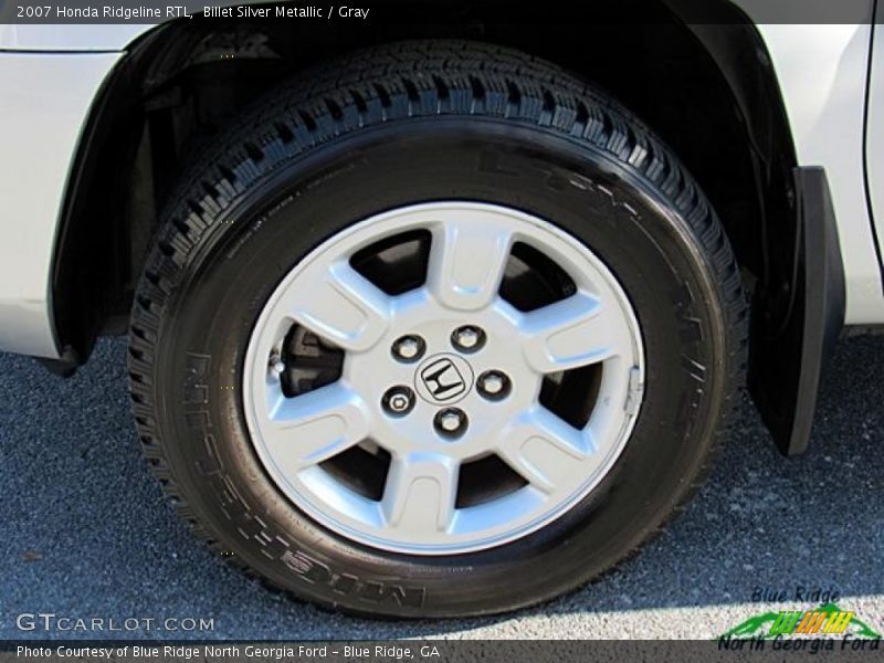 Billet Silver Metallic / Gray 2007 Honda Ridgeline RTL