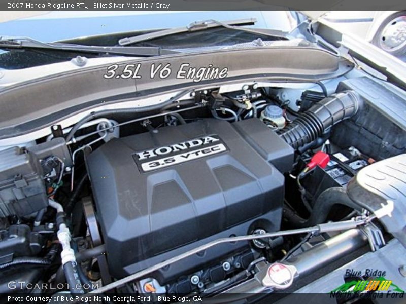 Billet Silver Metallic / Gray 2007 Honda Ridgeline RTL