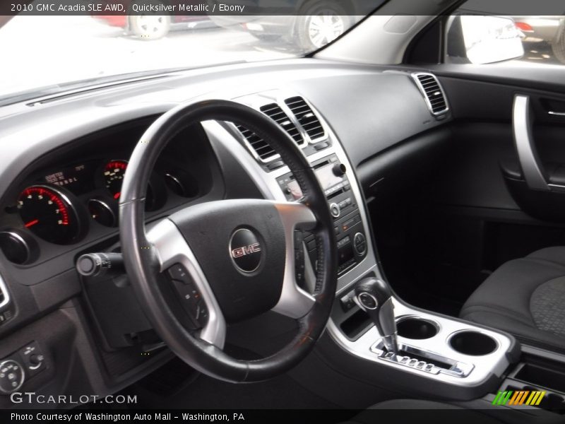 Quicksilver Metallic / Ebony 2010 GMC Acadia SLE AWD
