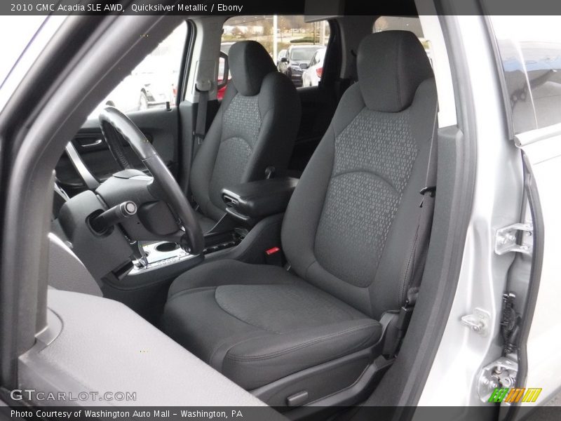 Quicksilver Metallic / Ebony 2010 GMC Acadia SLE AWD
