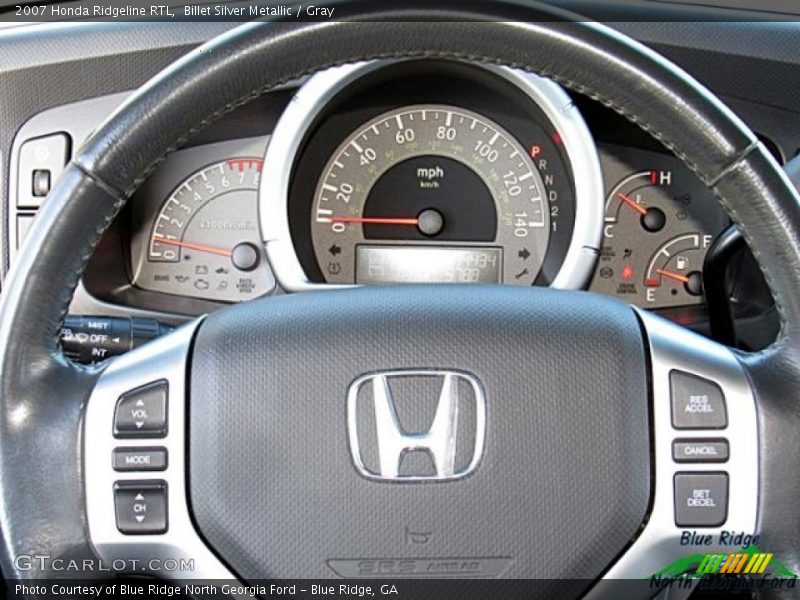 Billet Silver Metallic / Gray 2007 Honda Ridgeline RTL
