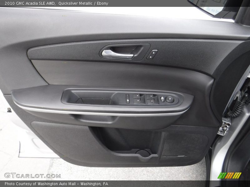 Quicksilver Metallic / Ebony 2010 GMC Acadia SLE AWD