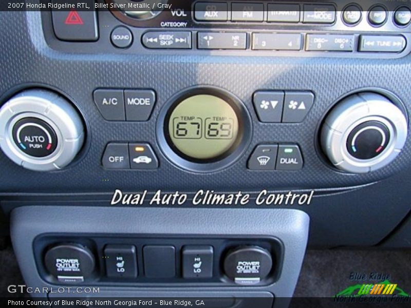 Billet Silver Metallic / Gray 2007 Honda Ridgeline RTL