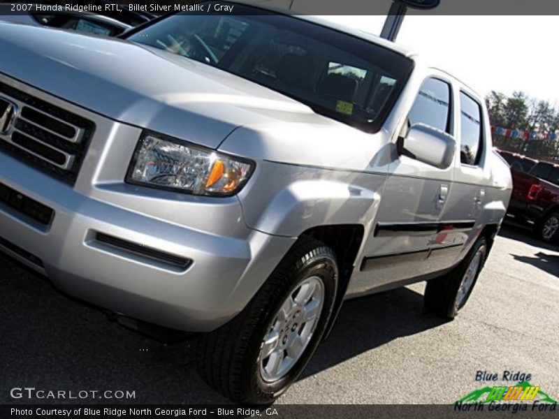 Billet Silver Metallic / Gray 2007 Honda Ridgeline RTL