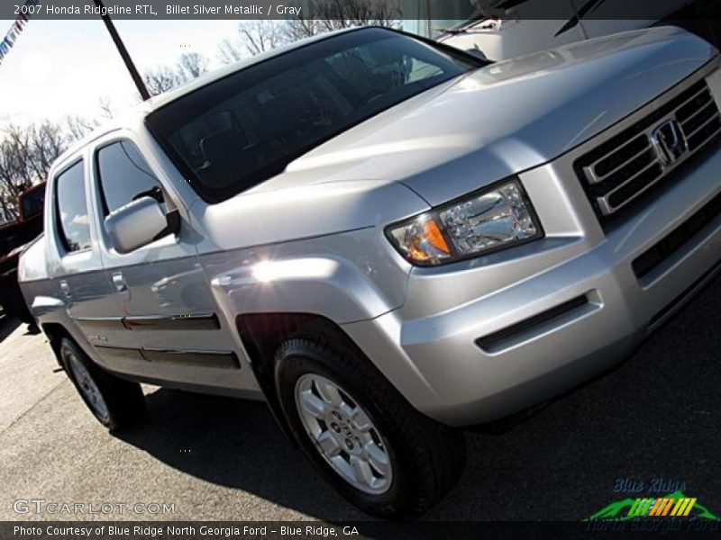 Billet Silver Metallic / Gray 2007 Honda Ridgeline RTL