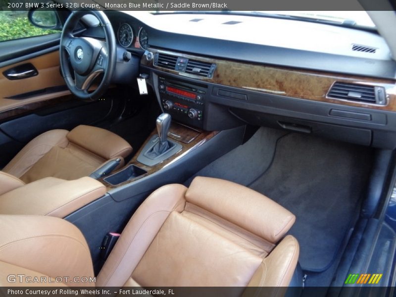  2007 3 Series 328i Coupe Saddle Brown/Black Interior