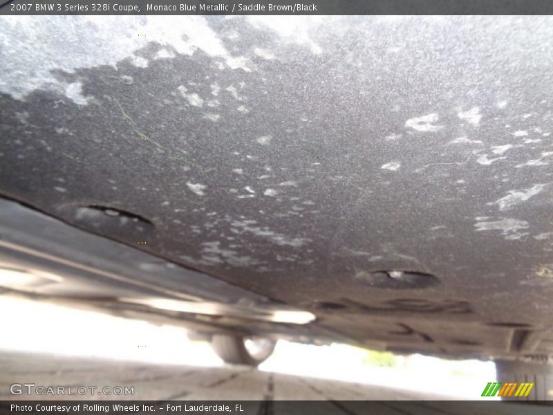 Monaco Blue Metallic / Saddle Brown/Black 2007 BMW 3 Series 328i Coupe