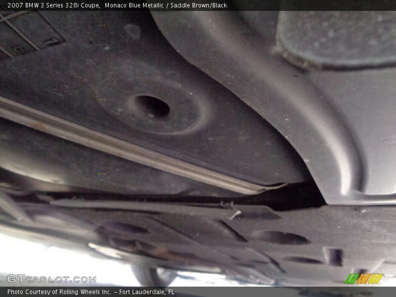 Monaco Blue Metallic / Saddle Brown/Black 2007 BMW 3 Series 328i Coupe