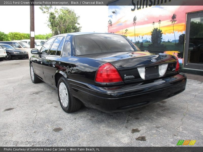 Black / Charcoal Black 2011 Ford Crown Victoria Police Interceptor