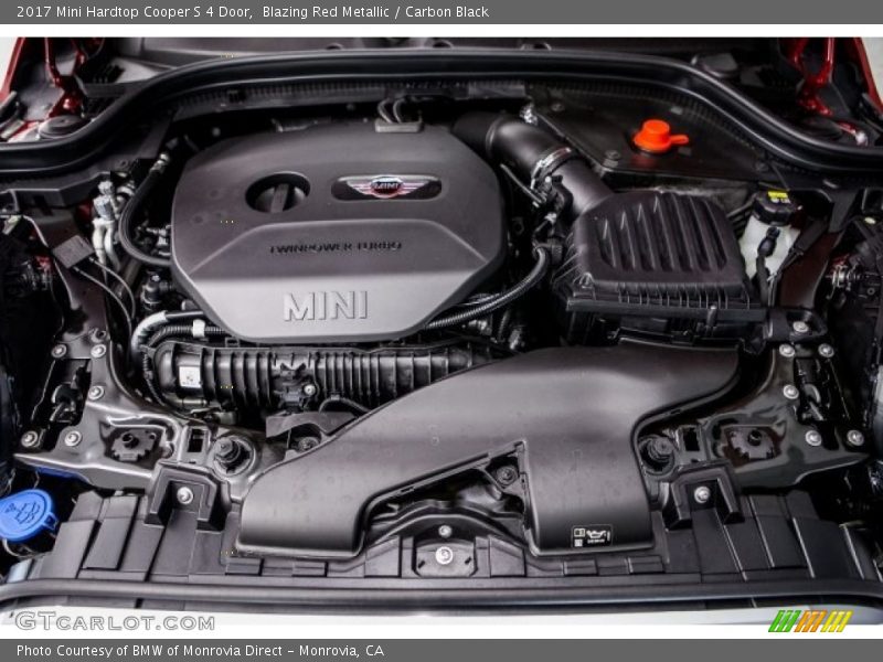  2017 Hardtop Cooper S 4 Door Engine - 2.0 Liter TwinPower Turbocharged DOHC 16-Valve VVT 4 Cylinder