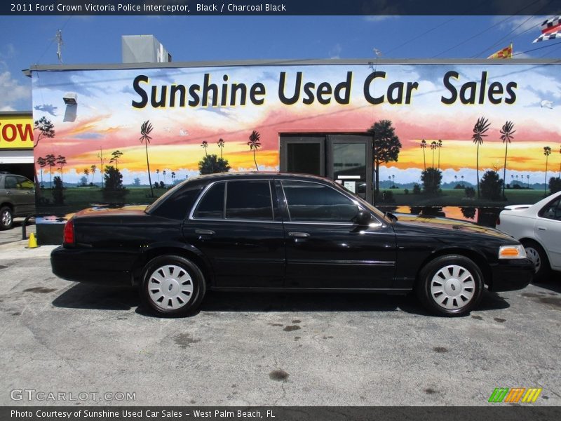 Black / Charcoal Black 2011 Ford Crown Victoria Police Interceptor