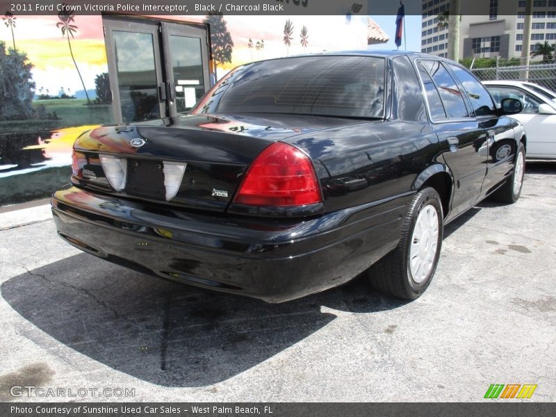 Black / Charcoal Black 2011 Ford Crown Victoria Police Interceptor