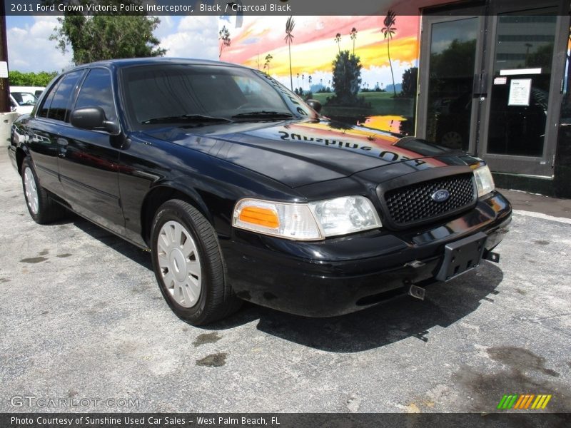 Black / Charcoal Black 2011 Ford Crown Victoria Police Interceptor