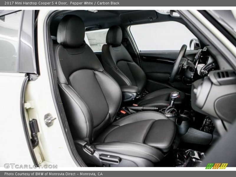 Pepper White / Carbon Black 2017 Mini Hardtop Cooper S 4 Door